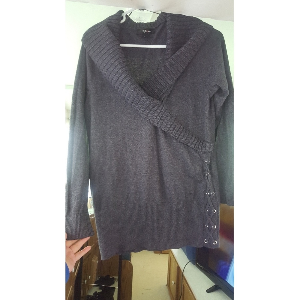 Gray Style&Co sweater